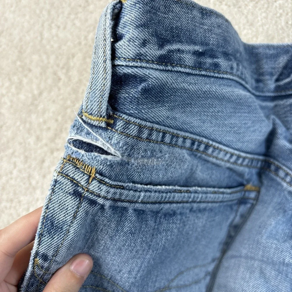 Polo Ralph Lauren‎ Jeans Vintage Classic Fit Distressed Men's 34x30 Button Fly